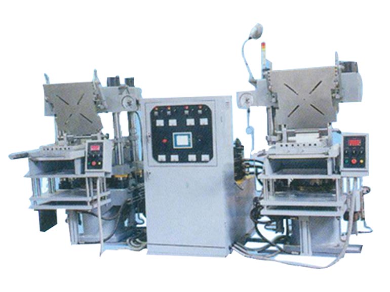 湖州宏久橡胶机械500 X 500×2推出式平板硫化机