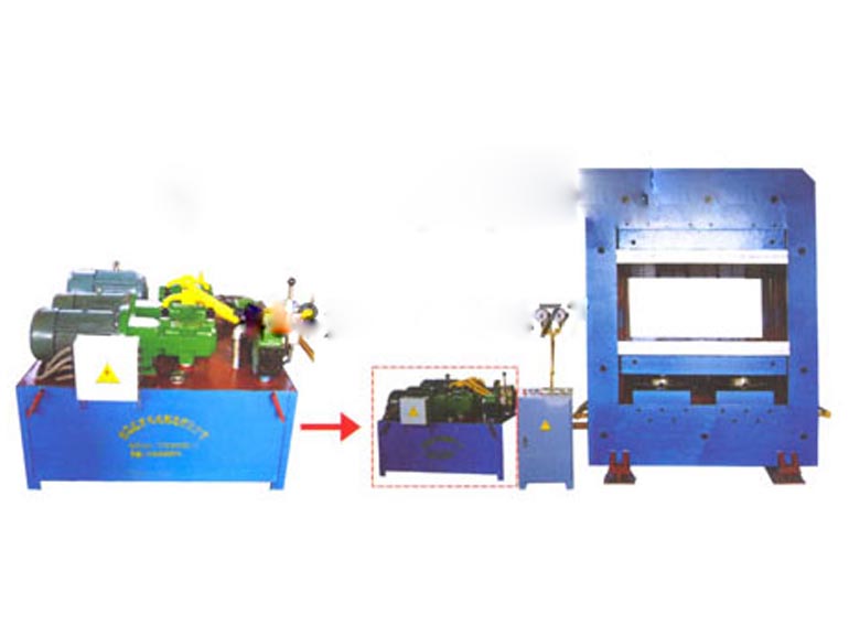 青岛嘉瑞橡胶机械四缸平板硫化机